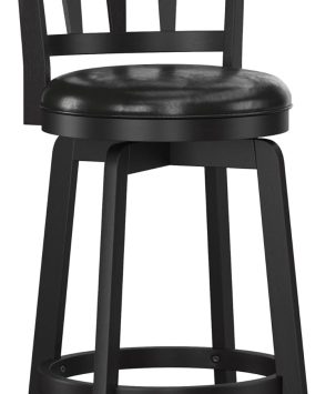 Hillsdale Presque Isle Swivel Stool, Counter Height, Black