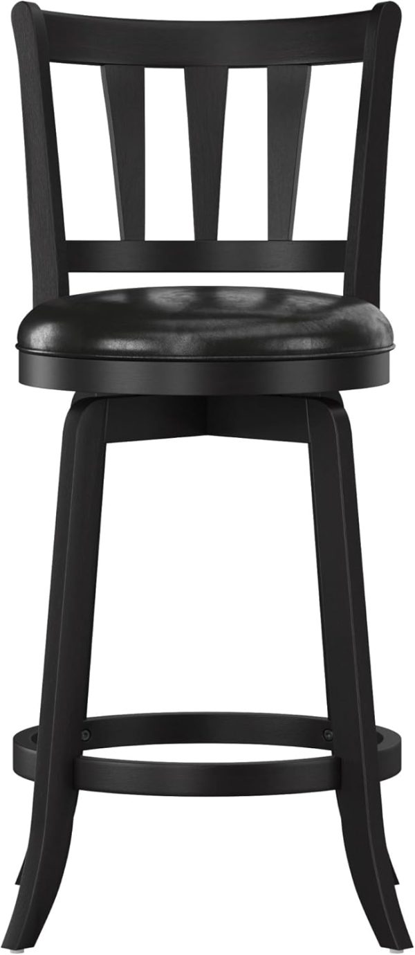 Hillsdale Presque Isle Swivel Stool, Counter Height, Black - Image 11