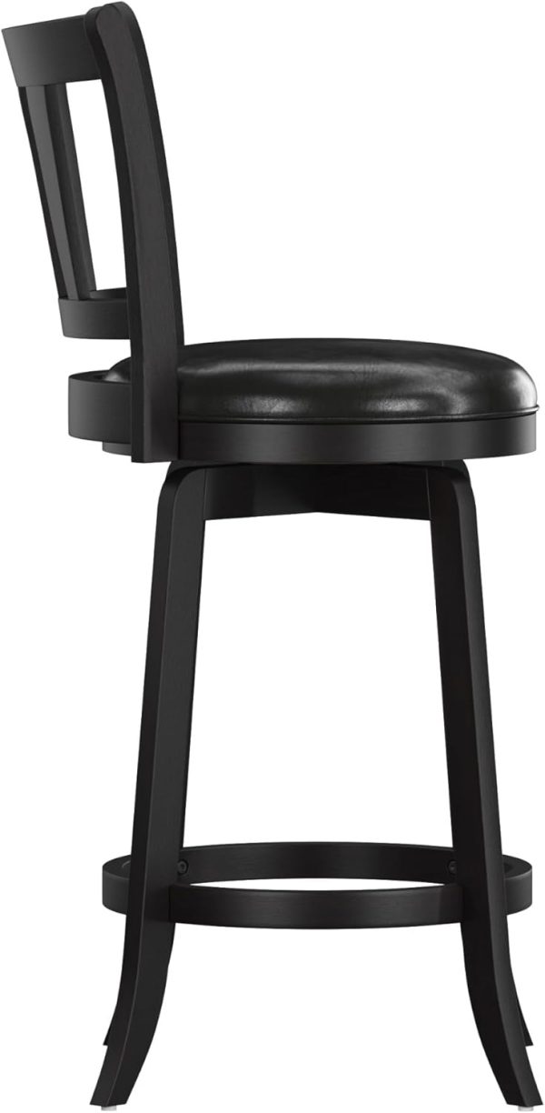 Hillsdale Presque Isle Swivel Stool, Counter Height, Black - Image 12