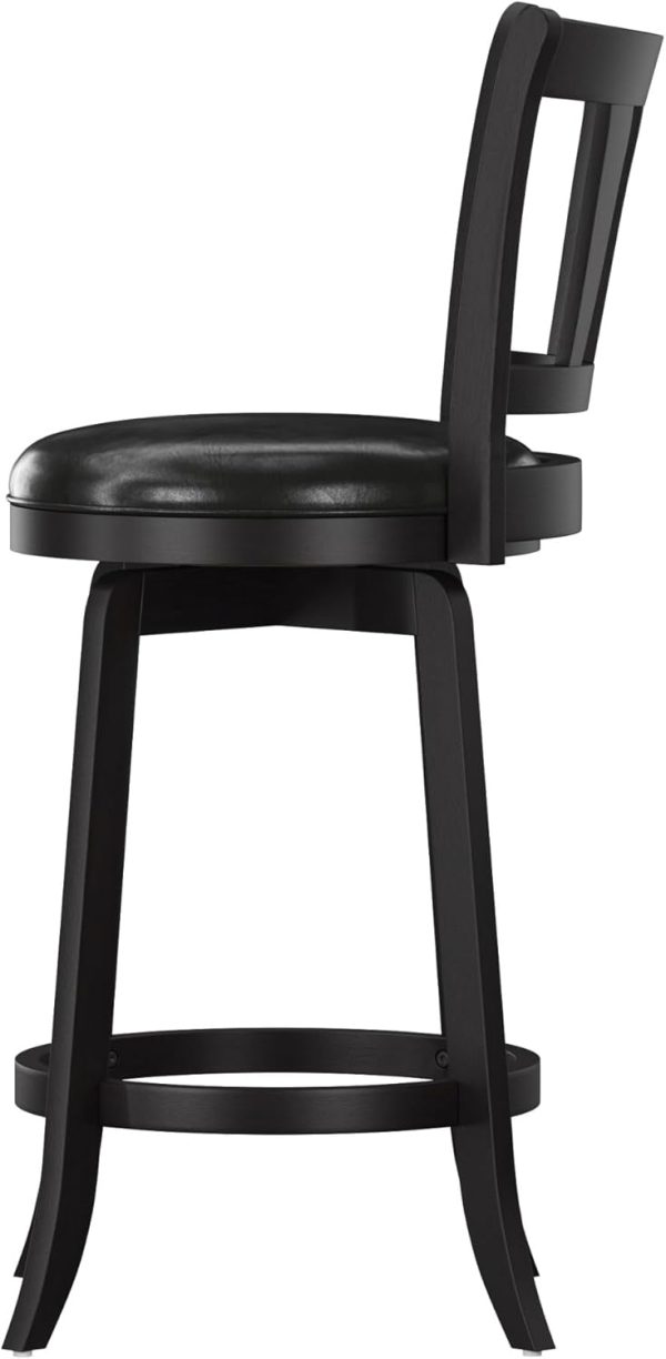 Hillsdale Presque Isle Swivel Stool, Counter Height, Black - Image 14
