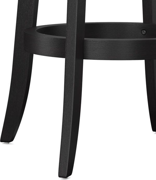 Hillsdale Presque Isle Swivel Stool, Counter Height, Black - Image 8
