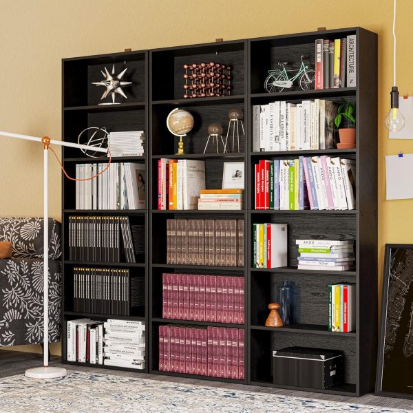 IRONCK Bookshelves and Bookcases Floor Standing 6 Tiers Display Storage Shelves 70 in Tall Bookcase Home Decor Furniture for Home Office, Living Room, Bed Room - Image 2